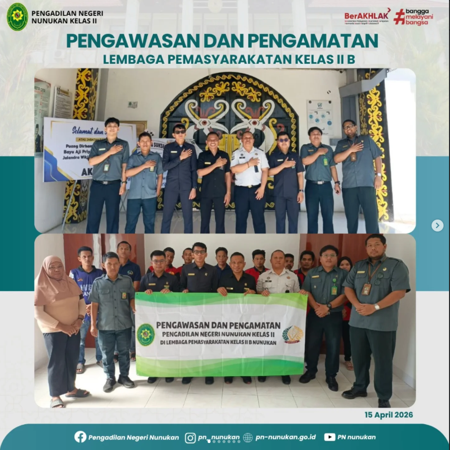 Pengawasan dan Pembinaan di Lembaga Pemasyarakatan Kelas II B