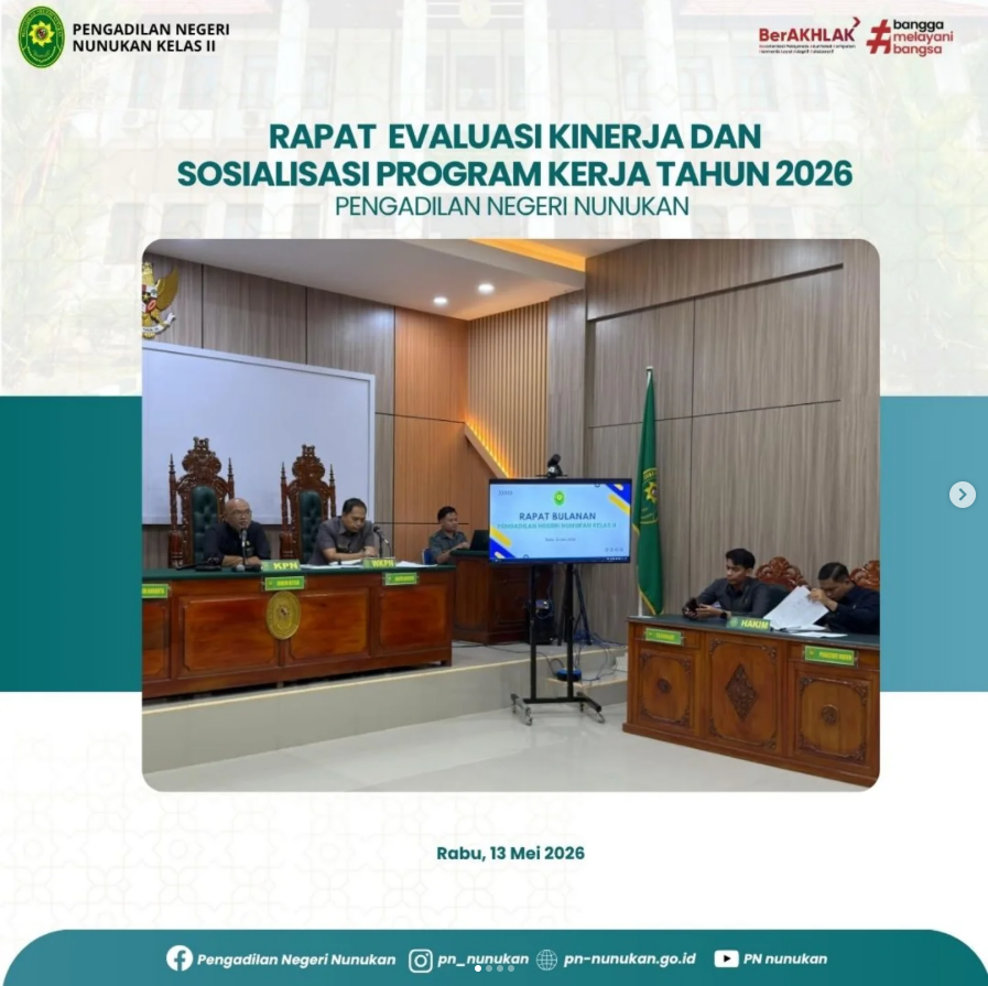 Rapat Evaluasi Kinerja dan Sosialisasi Program Kinerja Tahun 2026